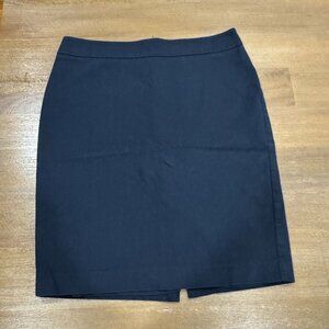 Ann Taylor Factory Navy Pencil Skirt